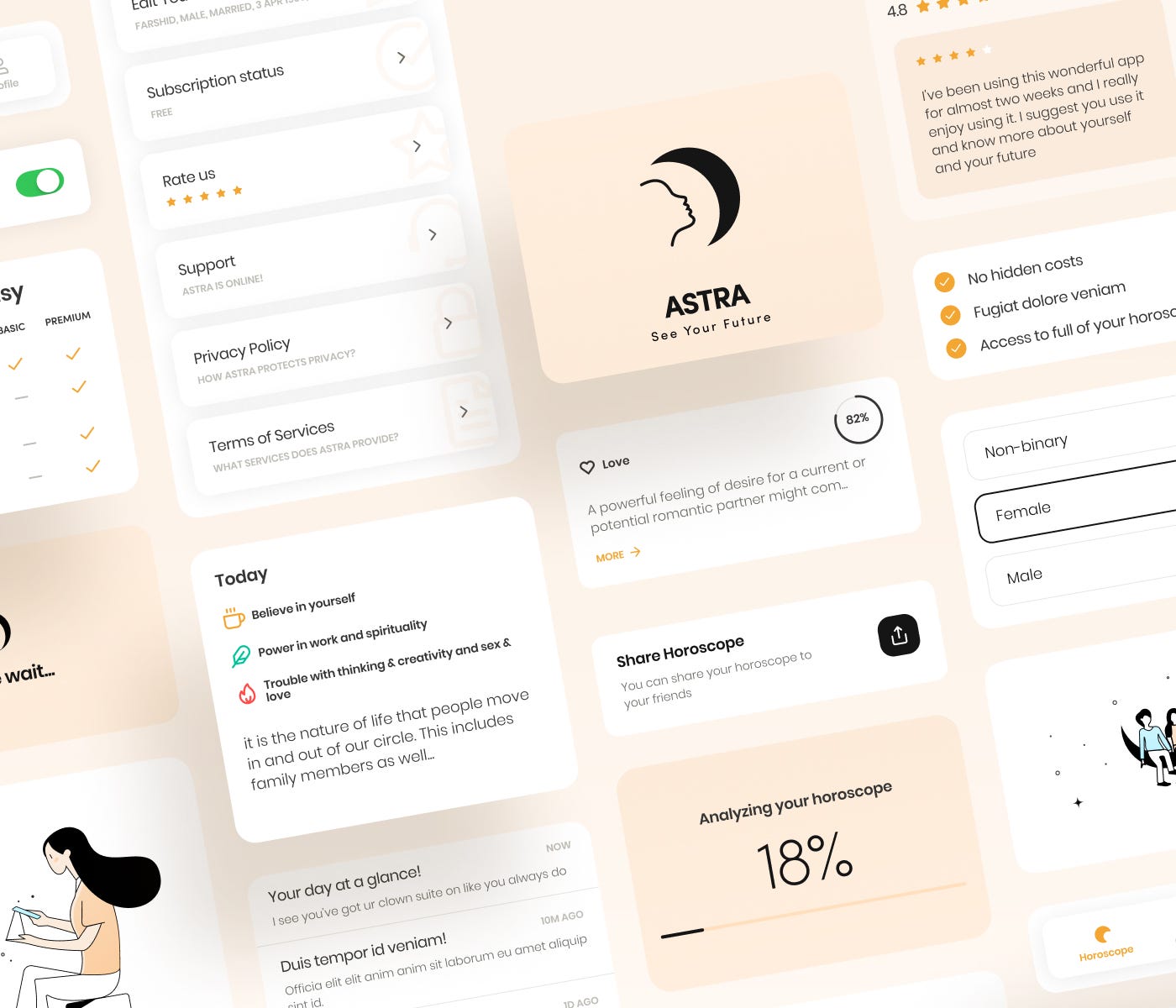 Case study: Astrology & Horoscope Mobile App | by Zinat ...