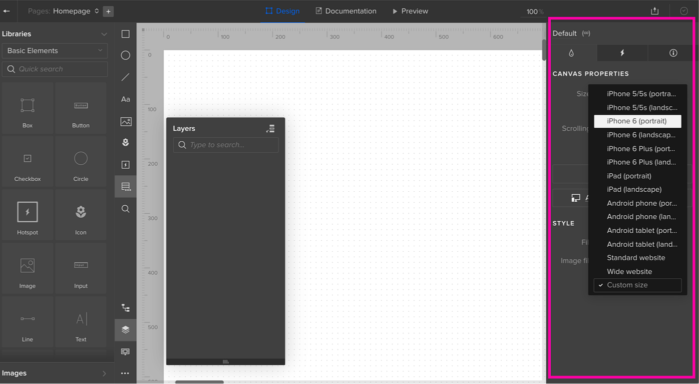 Quick and dirty start to mobile prototyping using UXPin | by Hyung Park |  Medium