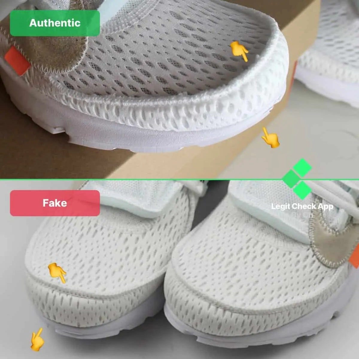 Off White Air Presto White Legit Check Guide Real Vs Fake Ow Air Presto White By Legit Check By Ch Medium