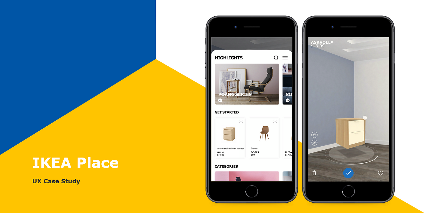UX Case Study: IKEA Place. Optimizing AR furnishing process, with… | by Hao  Jiang | Medium