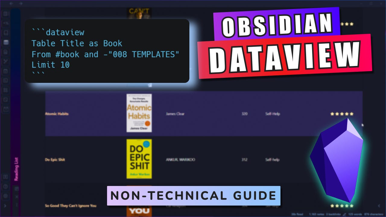 How to Use Obsidian Dataview: A Complete Beginners Guide | by Prakash Joshi  Pax | Medium