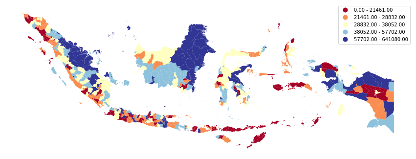 Analyzing Indonesia’s Income Inequality through Spatial Clustering  by Juan Nathaniel  Data 