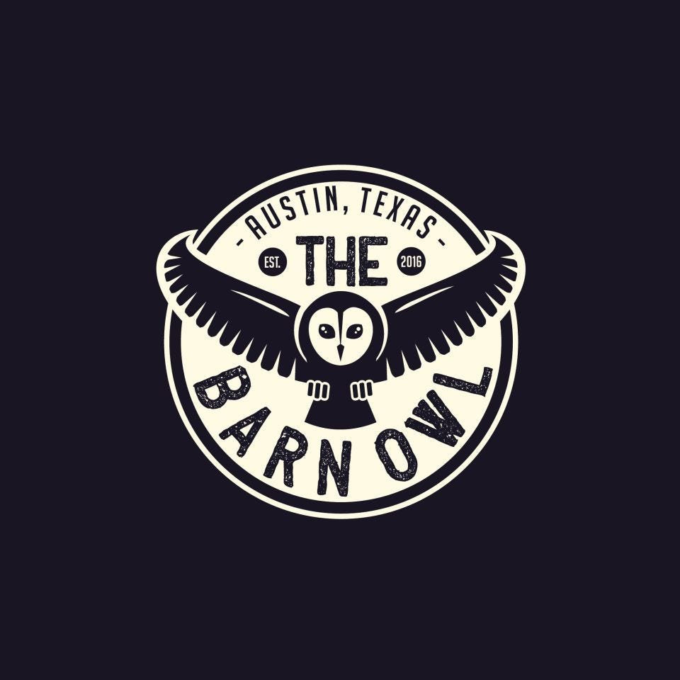 Logo for The Barn Owl.