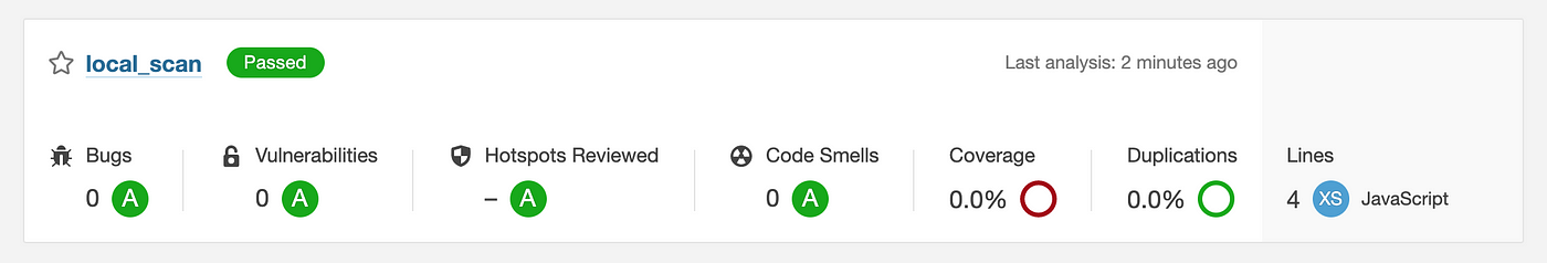 Sonarqube on a Javascript Project | by Pooja Gee | Medium