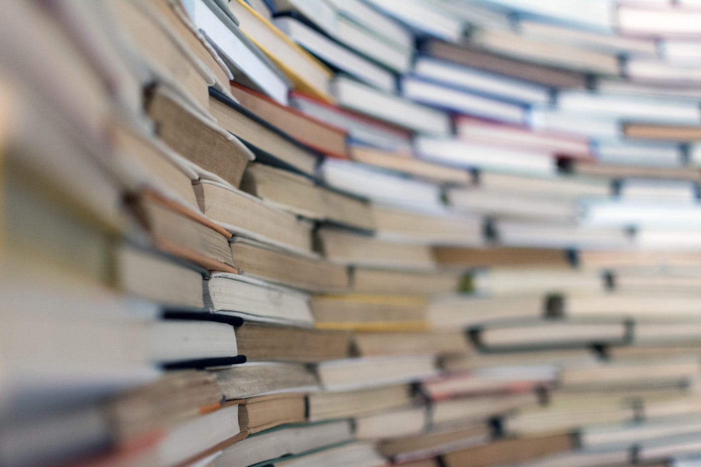 A stack of books
