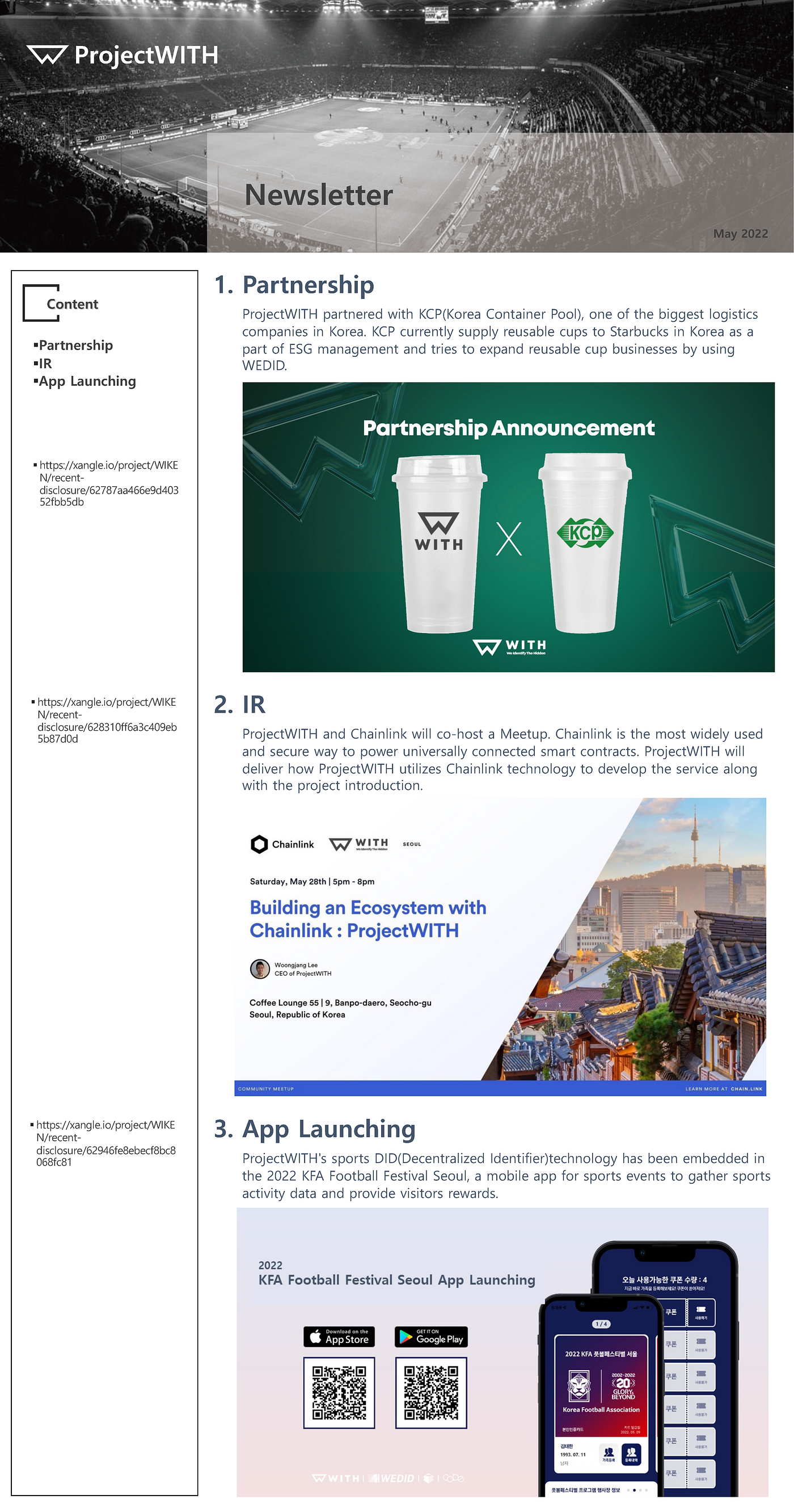WITH News Letter — May 2022 - ProjectWITH - Medium