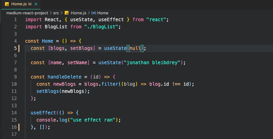 React part 9. we continue with fetching data from… | by Jonathan Bleibdrey  | Medium