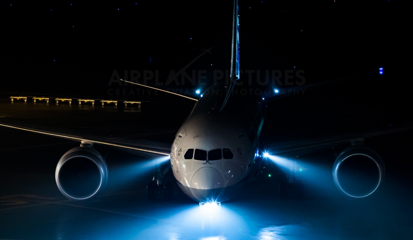 Strobe Light Aircraft