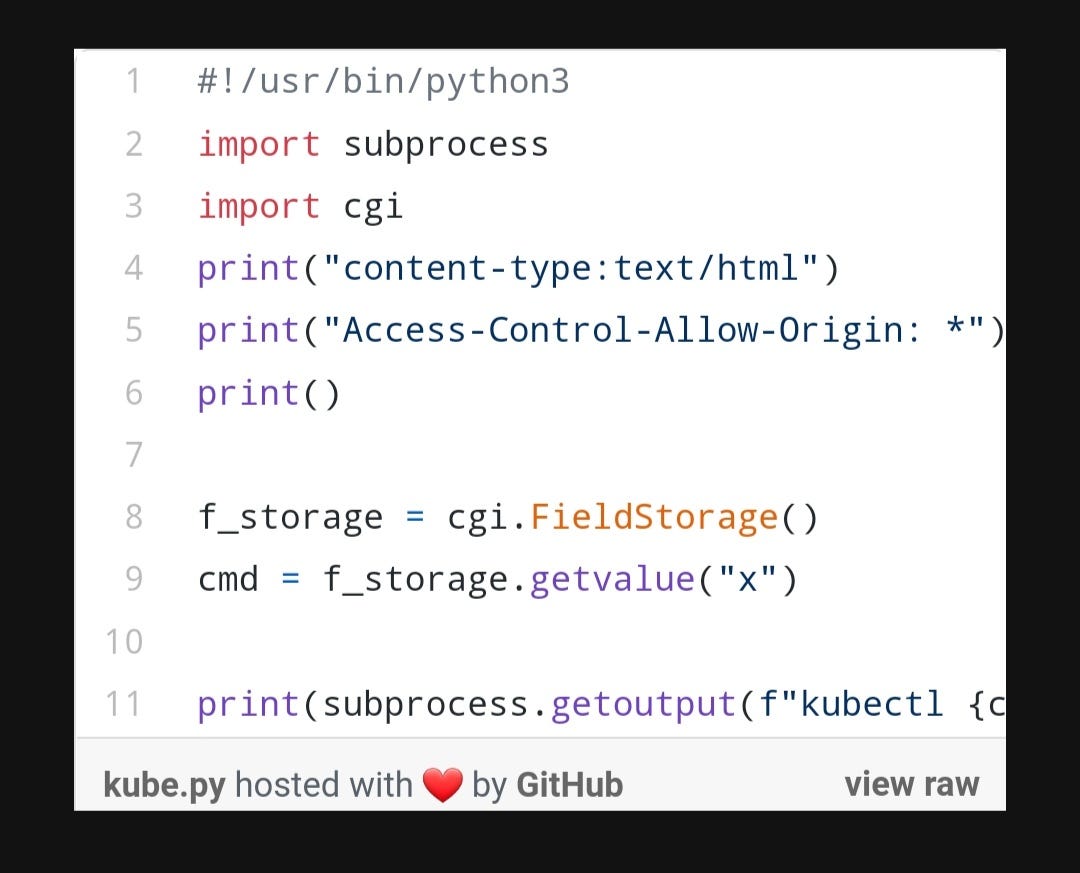 Kubernetes integration with python -CGI | by Siddhi Shirode | Sep, 2021 ...