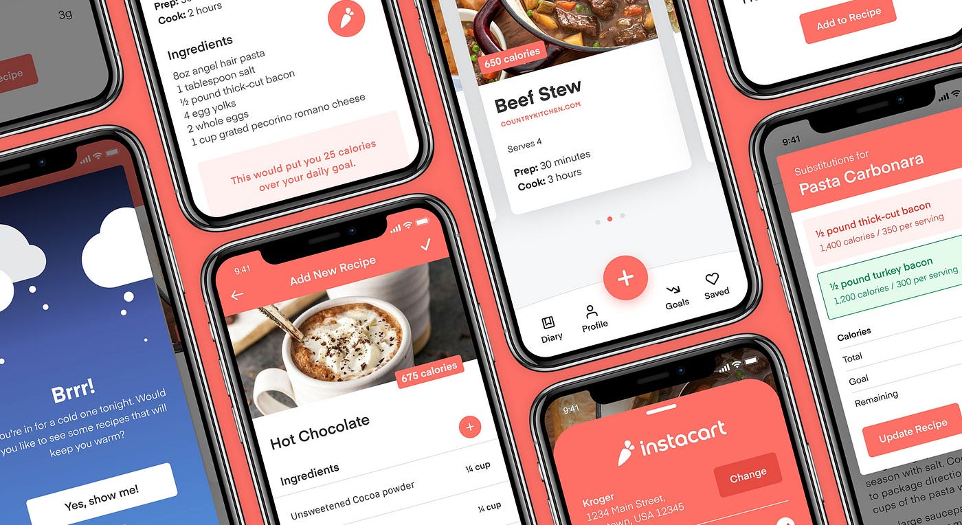 App Concept: All-in-One Meal Planner | by Andrew Millen | Prototypr