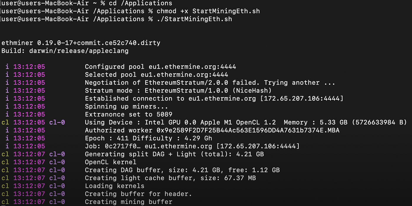 I Decided To Mine Ethereum On My M1 Mac This Is What Happened By Thejuansc Geek Culture Jul 2021 Medium