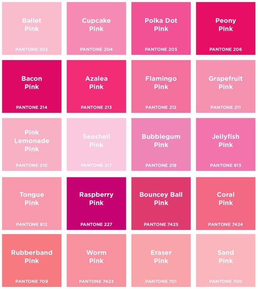 Shades of Pink, Be More You Online, Brandstrategist