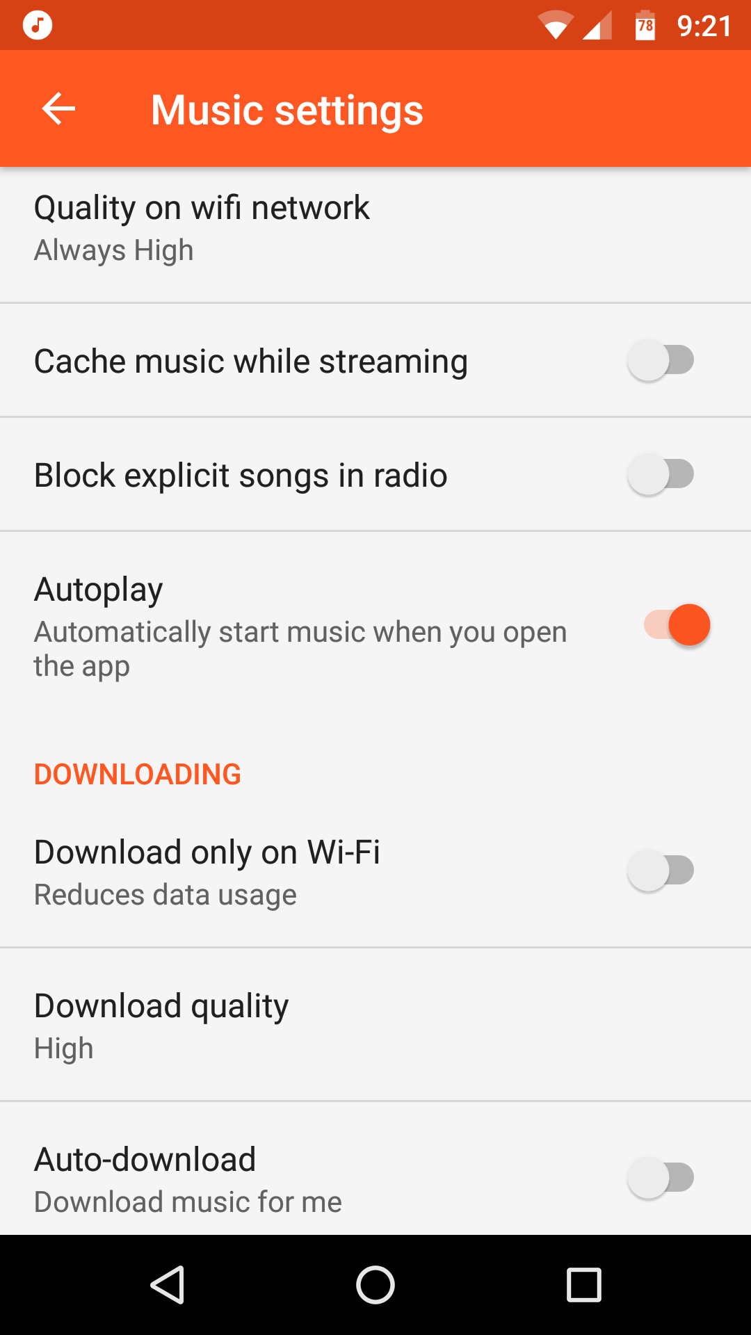 google music download music on device