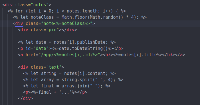 Note.js project. For our second project of the General… | by Aaron ...