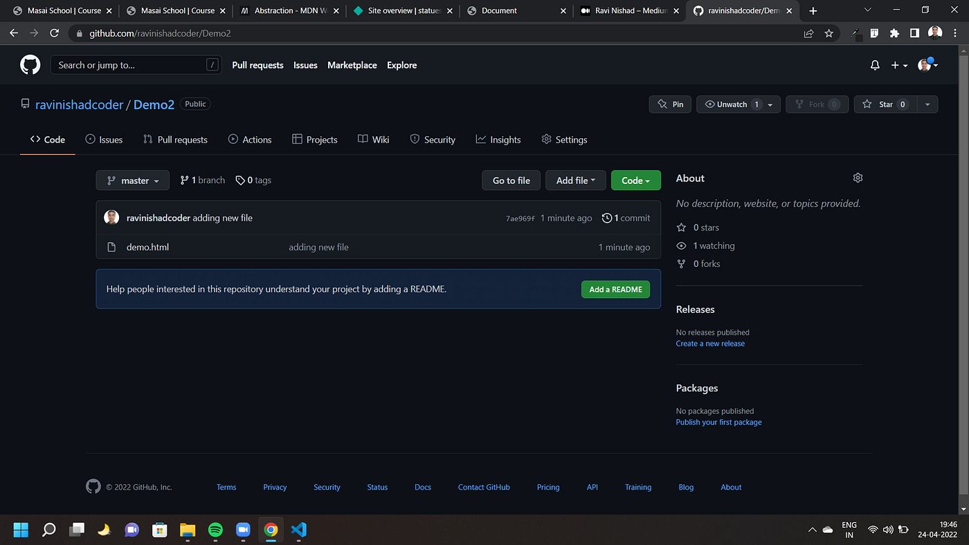 How to make repositories on GitHub? | by Ravi Nishad | Medium