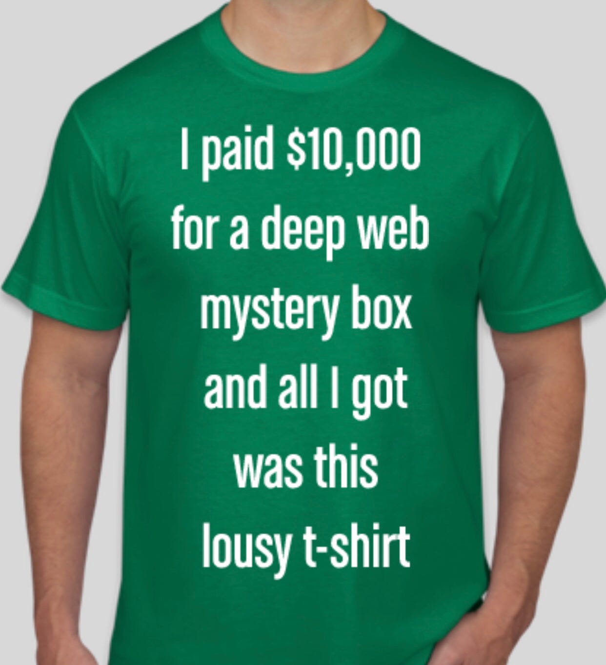 I Paid $10,000 for a Deep Web Mystery Box and All I Got Was This Lousy  T-Shirt | by Flying Squirrel | Medium