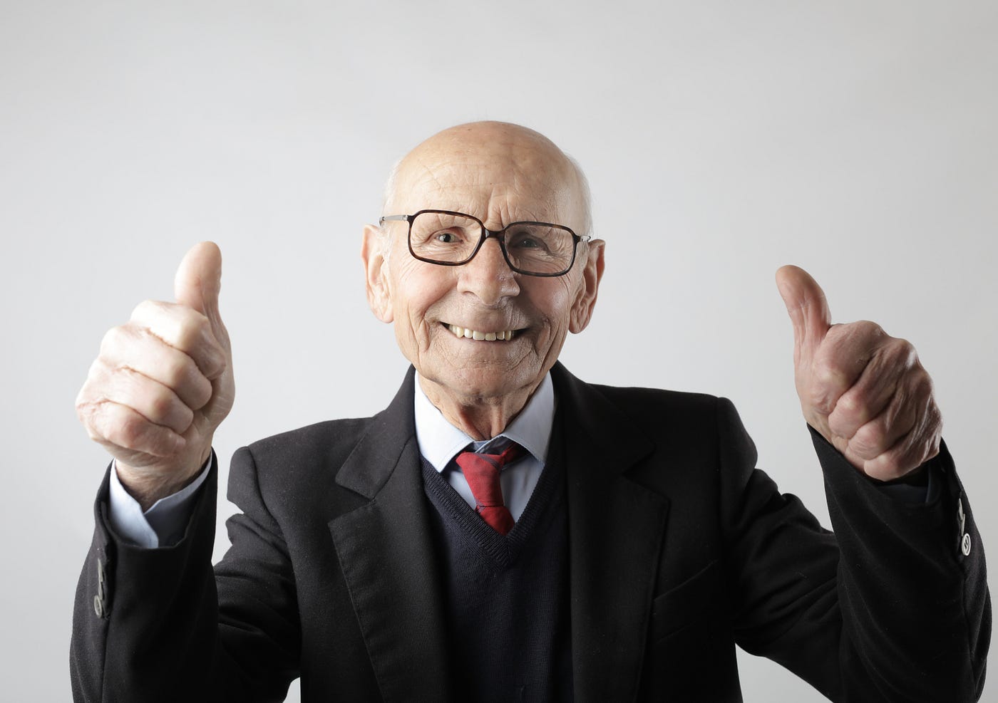 Busty old man