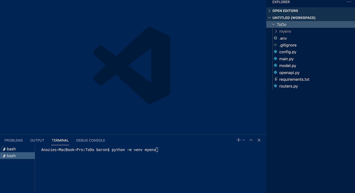 Let S Build A Todo Application Using Fastapi And Mongodb By Anozie Baron Chibuikem Oct 22 Medium