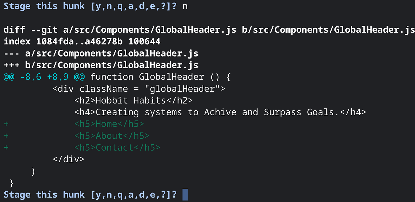 Git Add P A Scalpel for Your Commits. by Todd Krieger Medium