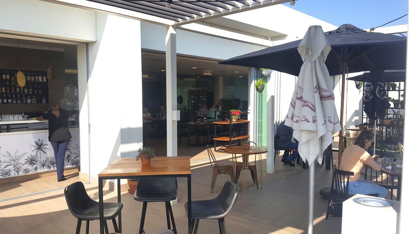 The TLC on the Track restaurant at the Jaguar Land Rover EXPERIENCE in Johannesburg.