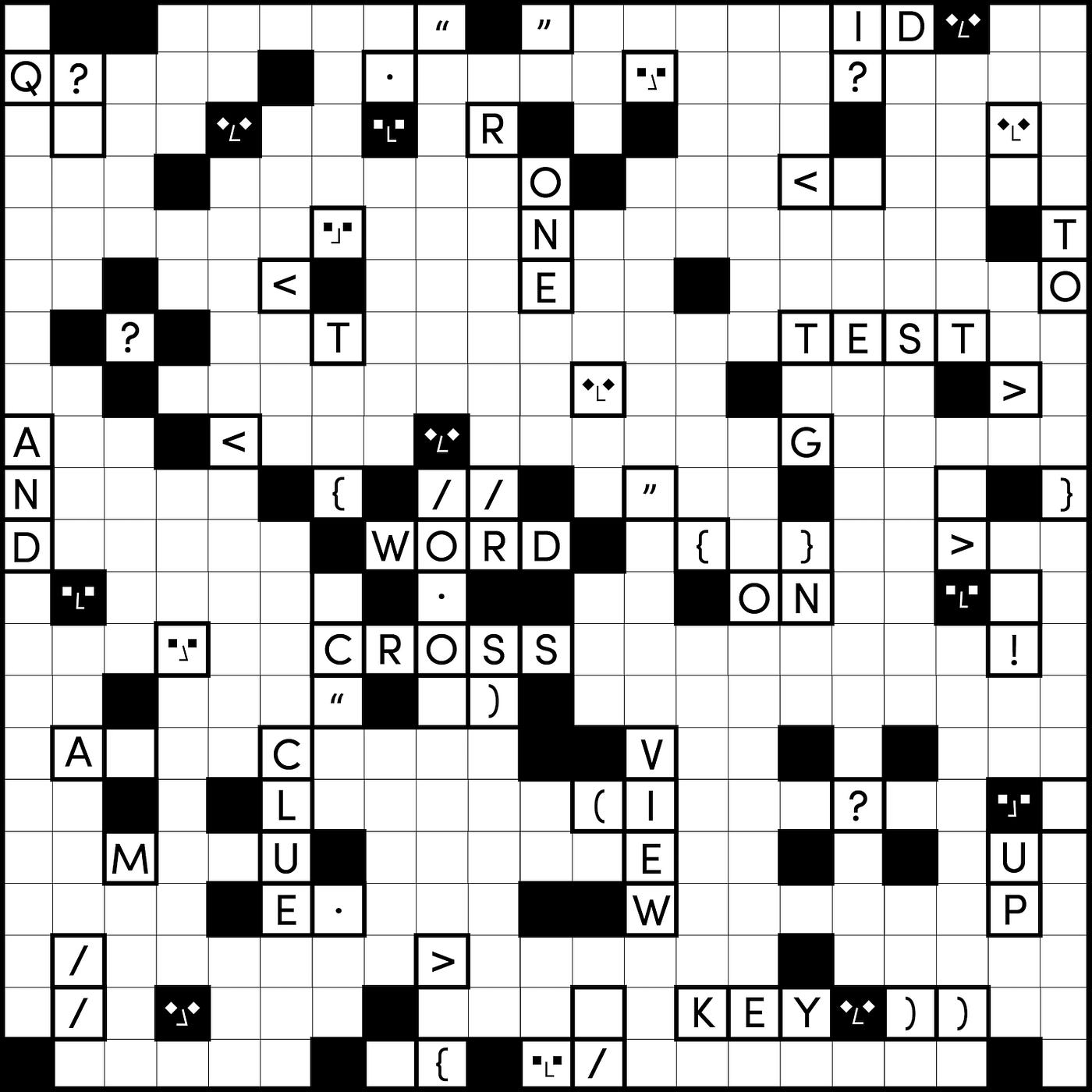 Crossword puzzles word clues for Crossword Puzzle