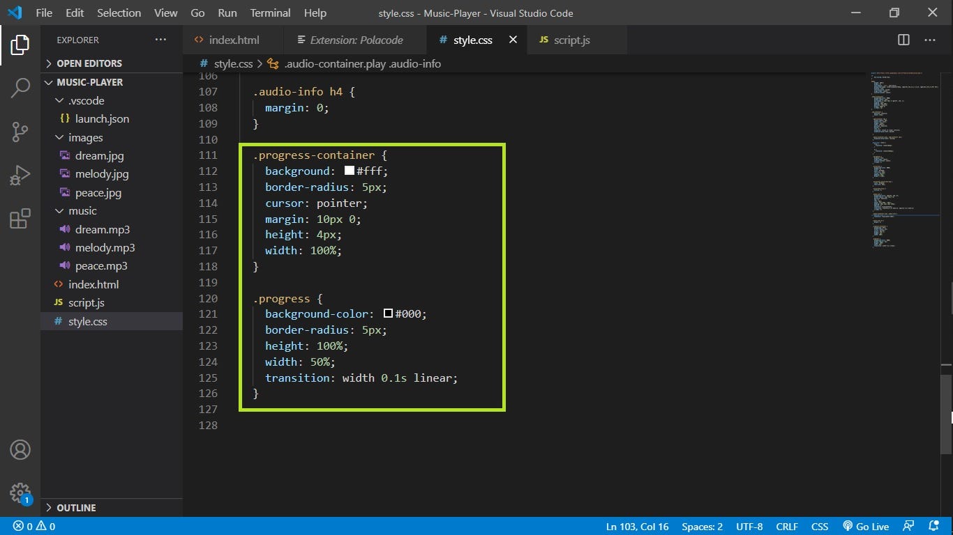 Build Music Player using HTML, CSS, and Javascript | by Divya M C M ...