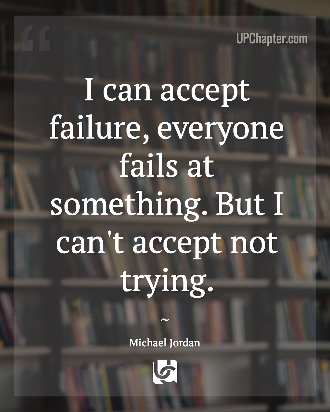 Palads TVstation dreng I can accept failure, everyone fails at something | UPChapter