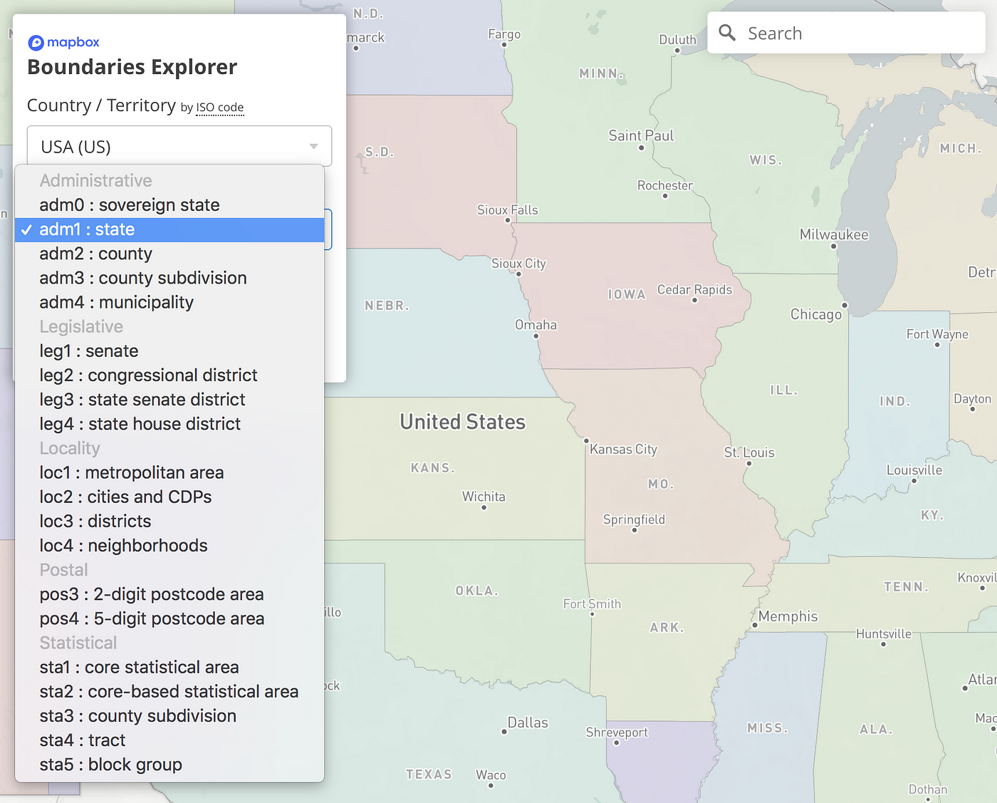 Boundary County Parcel Map Mapbox Boundaries Examine Data Across 4 Million Boundaries By Mapbox Maps For Developers