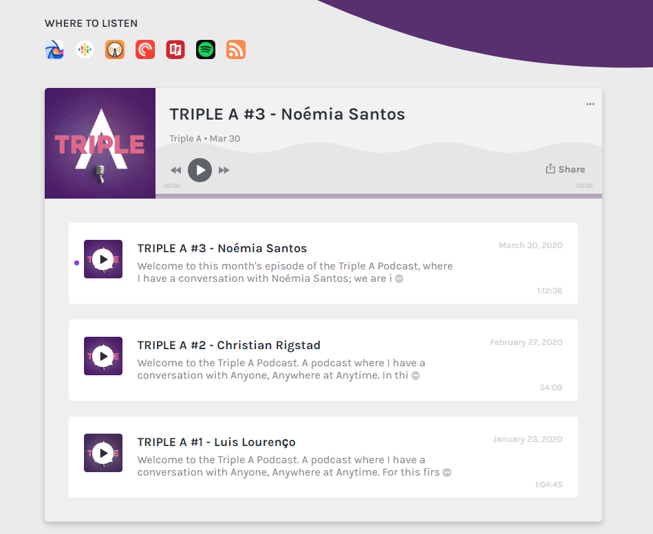 What is Triple A and why start a god damn podcast? by Pierre