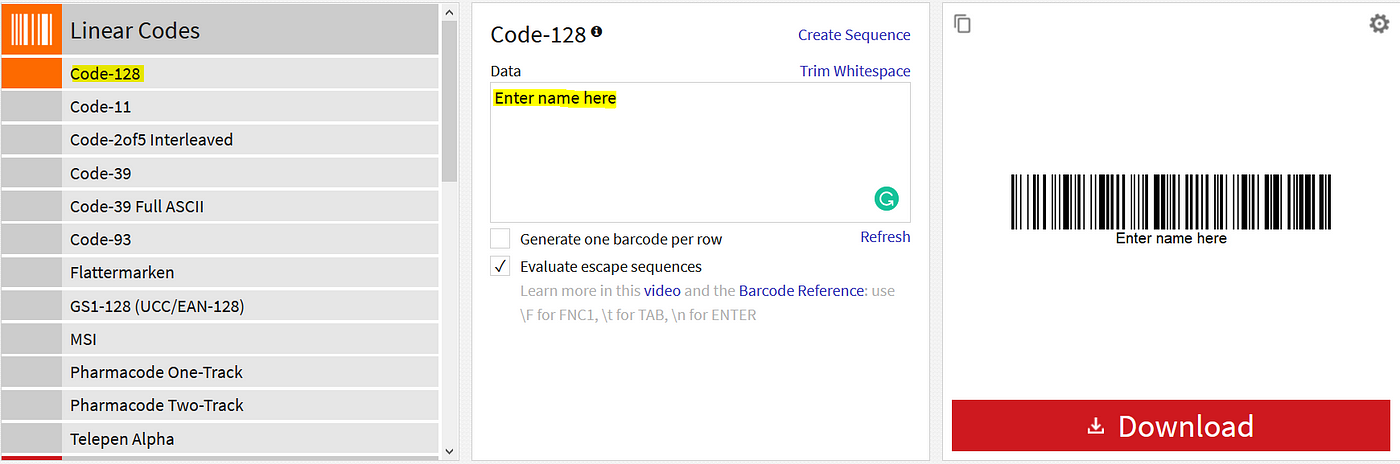 How To Encode Your Name Using Barcode Technology Hits