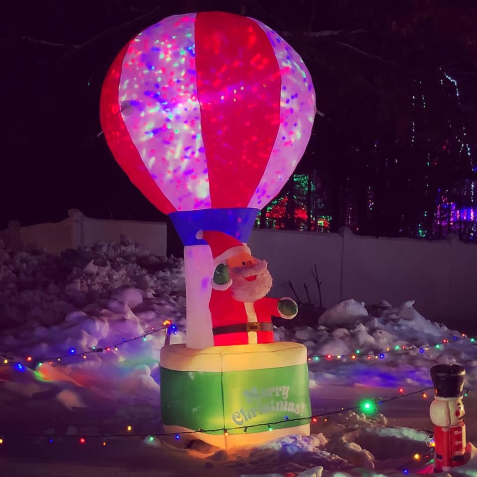 Insane Christmas Light Display in Wilmington, Massachusetts by Gina
