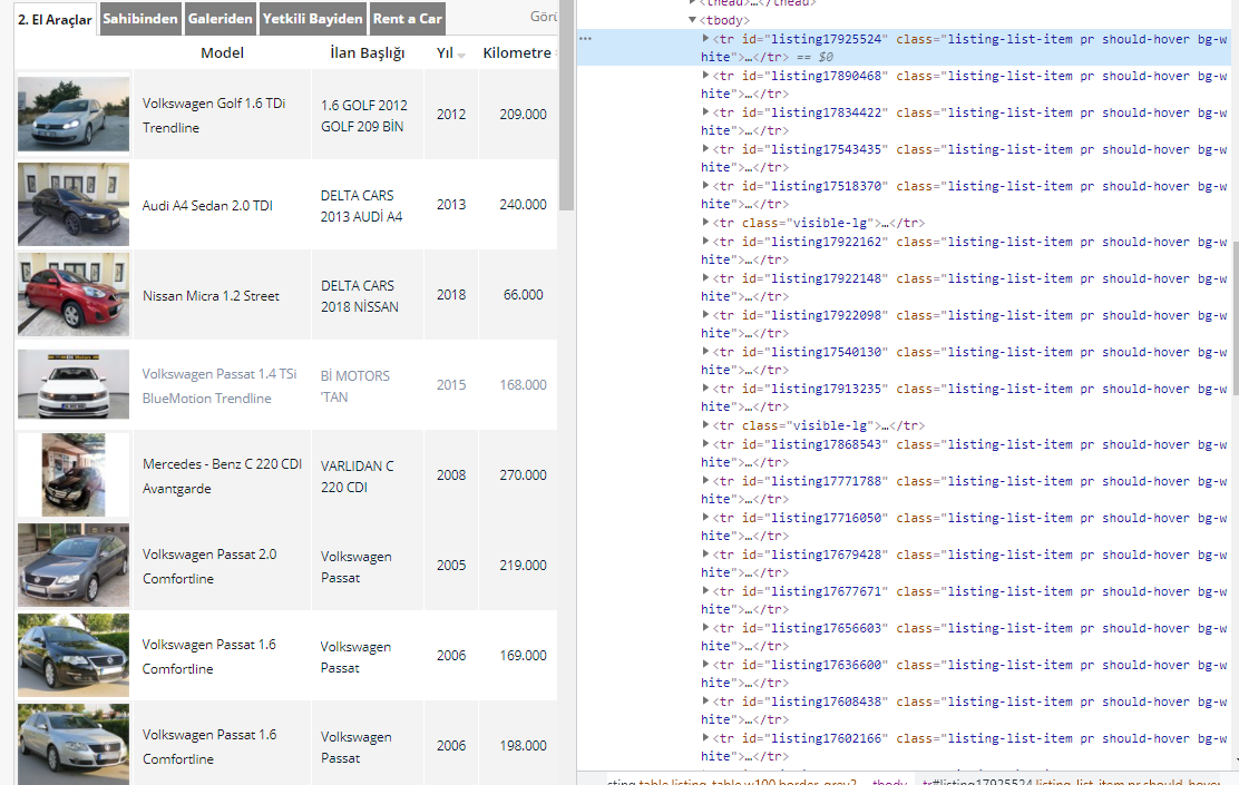 project 2 predicting car price 1 web scraping by abdullah dogan istanbul data science academy medium