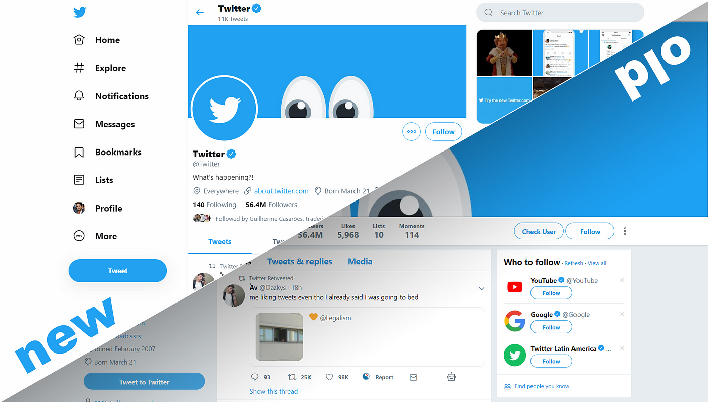 How To Switch Back to Twitter’s Old Layout Design by Elad Ratson Medium