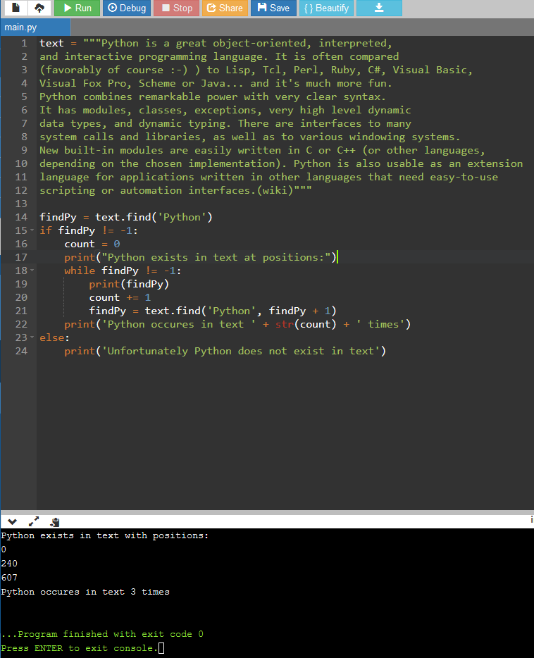 index() and find() methods in Python | by Olha Rukshyna | Medium