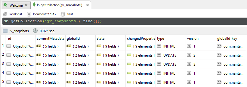 javers spring boot