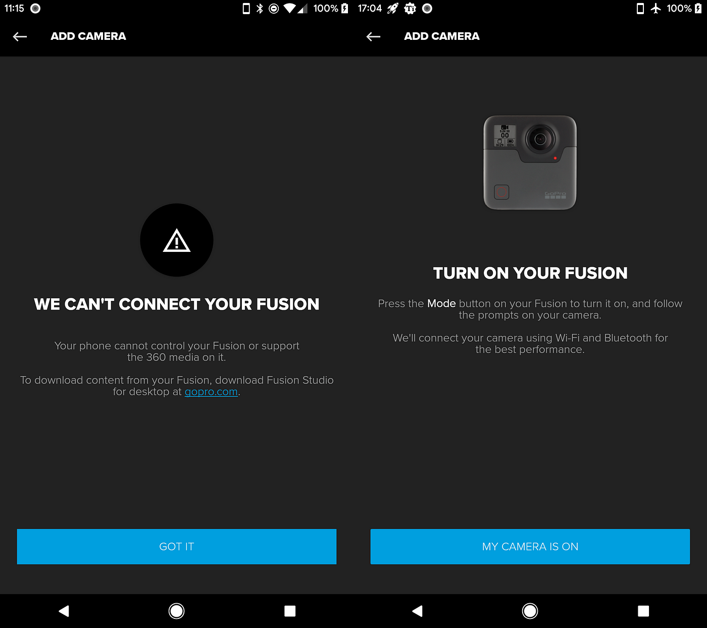 How to use GoPro Fusion on an unsupported device | by Konrad Iturbe | Medium
