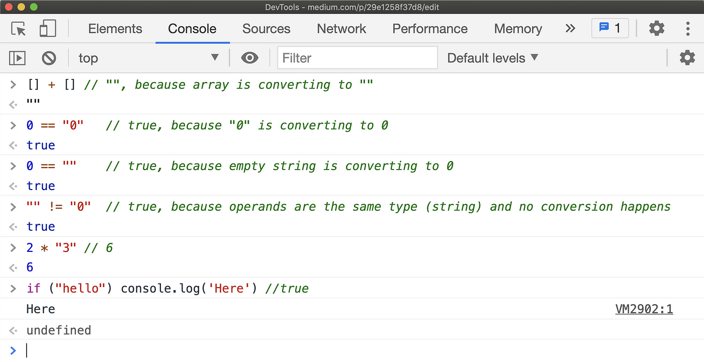 How to Avoid JavaScript Type Conversions | by Viduni Wickramarachchi | Bits  and Pieces