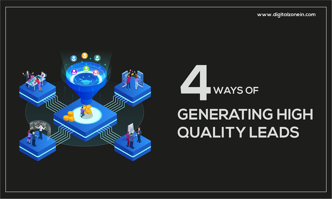 4 Ways of Generating High Quality Leads by Digitalzone Business