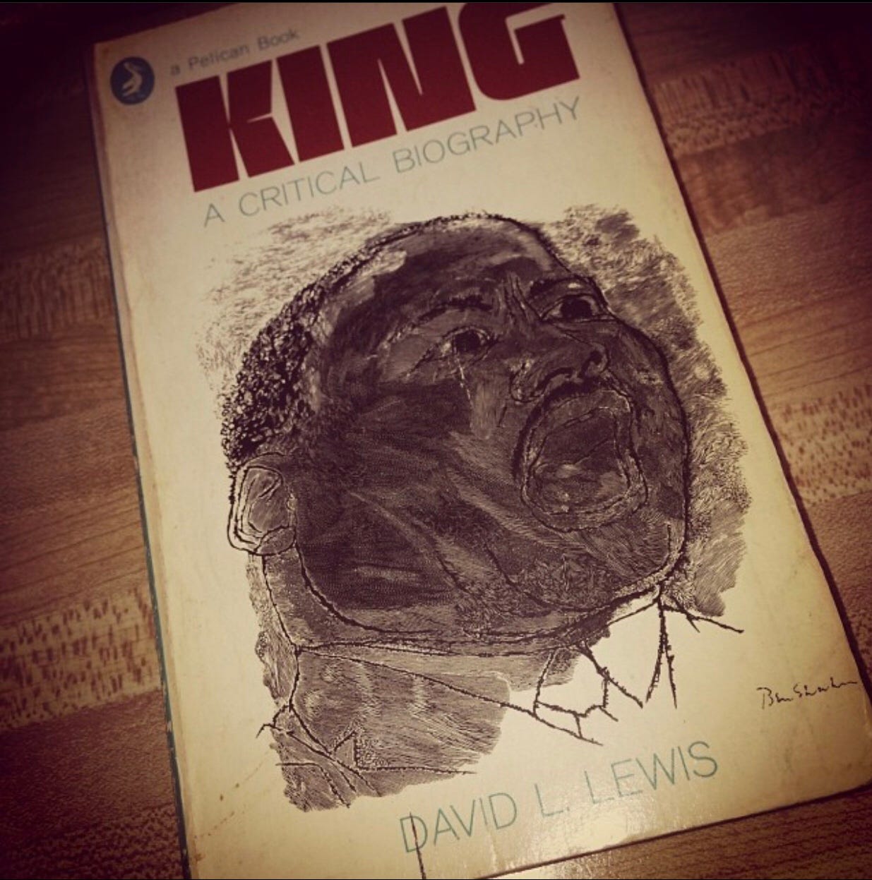 An Imagine of a book given to me by my maternal grandfather entitled “King: A Critical Biography”