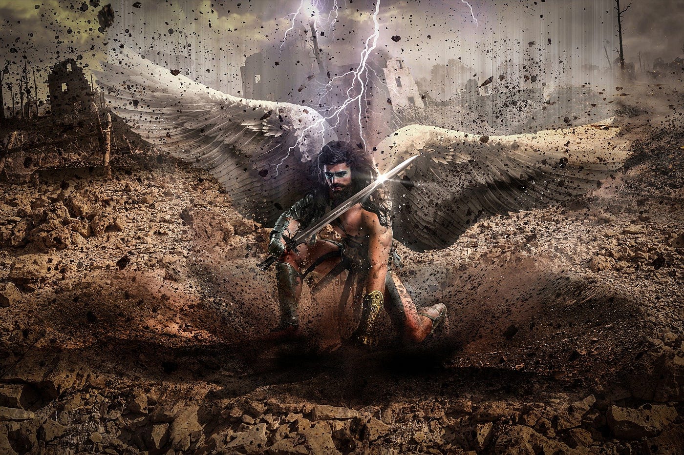 A War Of Angels. On The Front Lines Struggling To… | by P.G. Barnett |  ILLUMINATION | Medium