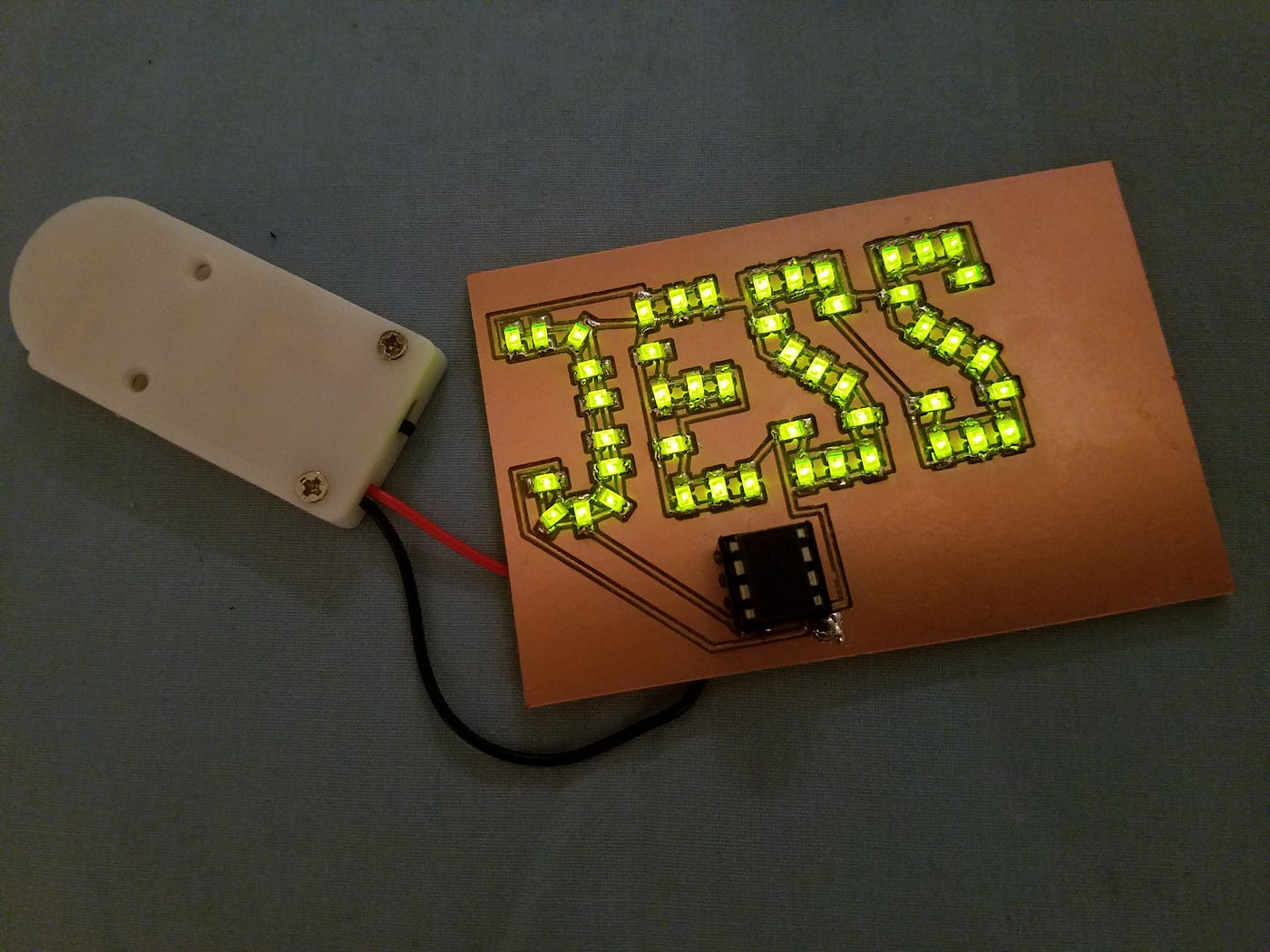 How to Design, Mill, Populate, and Program an LED Name Tag | by Jessica  Hogan | Medium