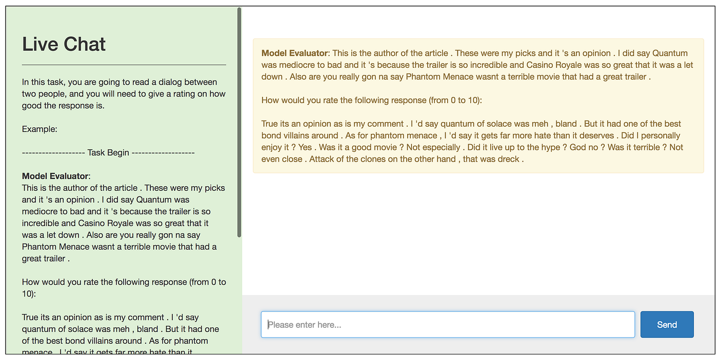 Tutorial: Training AI bots to chat using MTurk and Facebook's ParlAI | by Amazon  Mechanical Turk | Happenings at MTurk