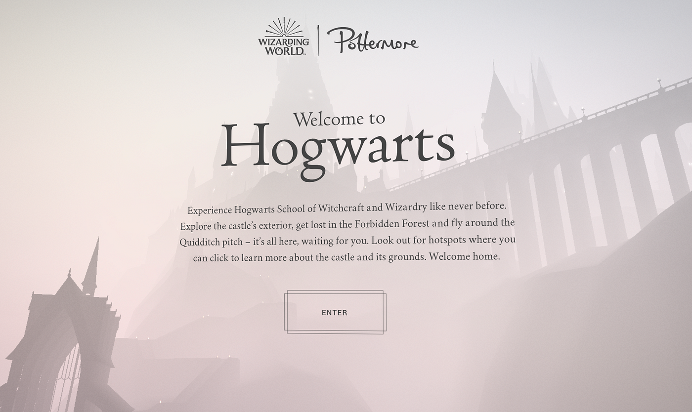 CWW — Welcome to Hogwarts is the Cool Website of the Week 47! | by Nicolas  Jacques | Naker | Medium