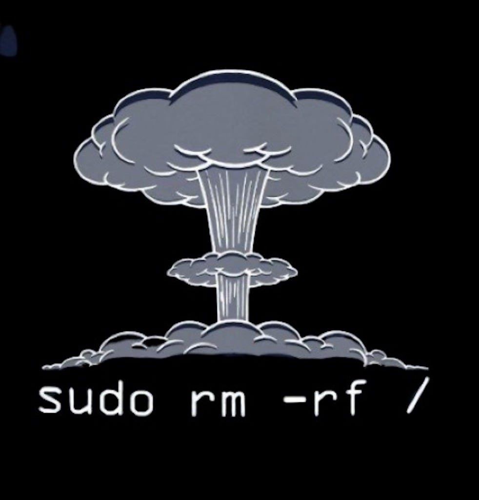 For macOs : rm -rf