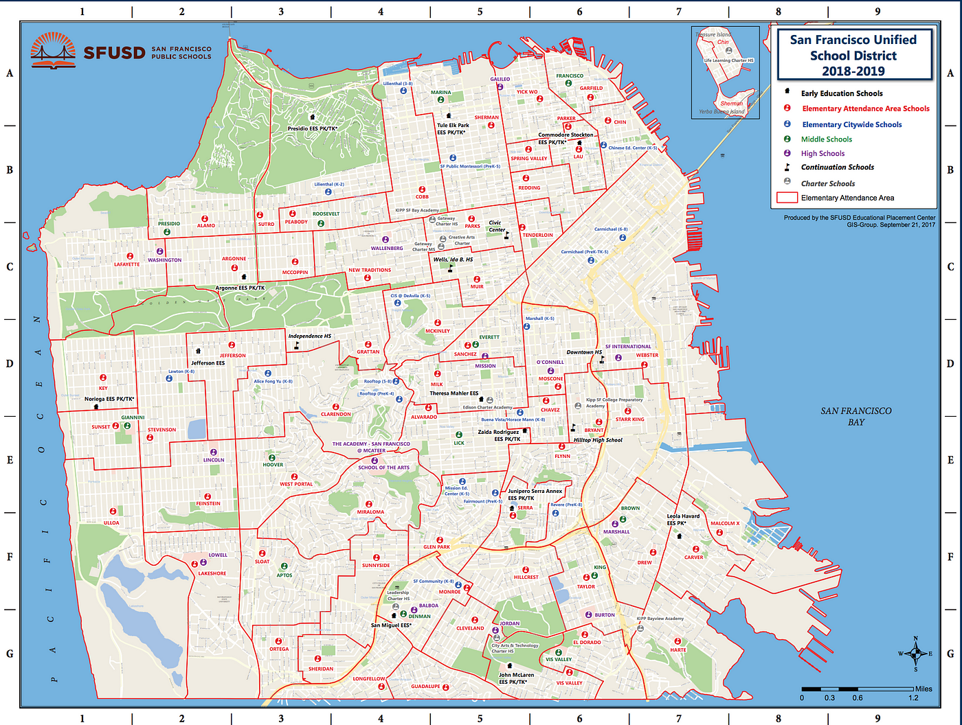 Sfusd Attendance Area Map School Choice And Integration: Twitter Thoughts Prompted By Alvin Chang's  Vox Feature “Mapping School District Gerrymandering” | By Mc Allen | Medium