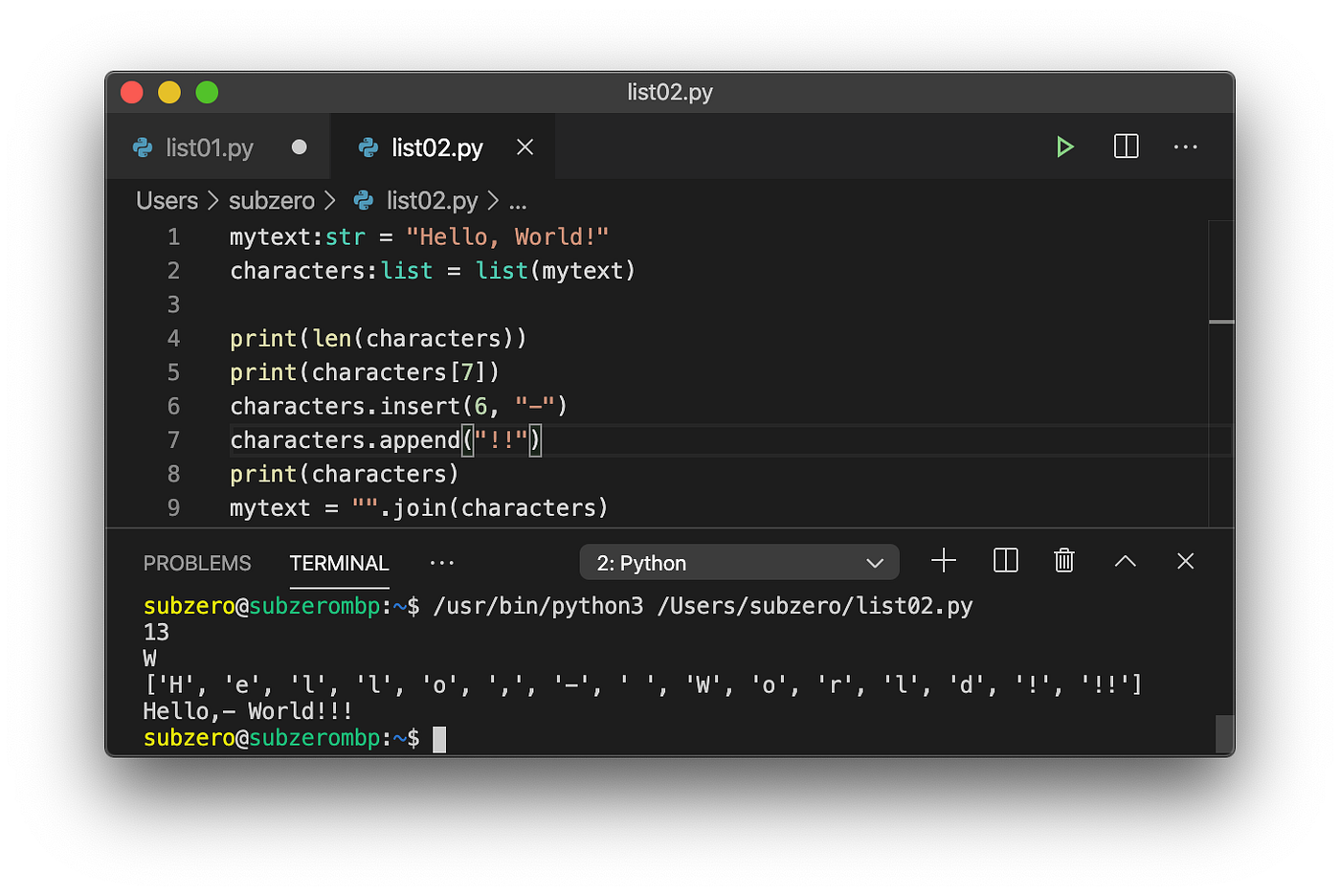 Learn Programming with Python — Introduction to Compound Data Types: Lists  | by Richard Quinn | Level Up Coding