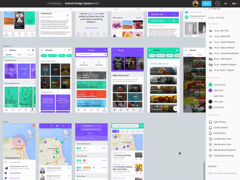 Download Figma Prototyping For Android 26 New Templates Added By Roman Kamushken Medium