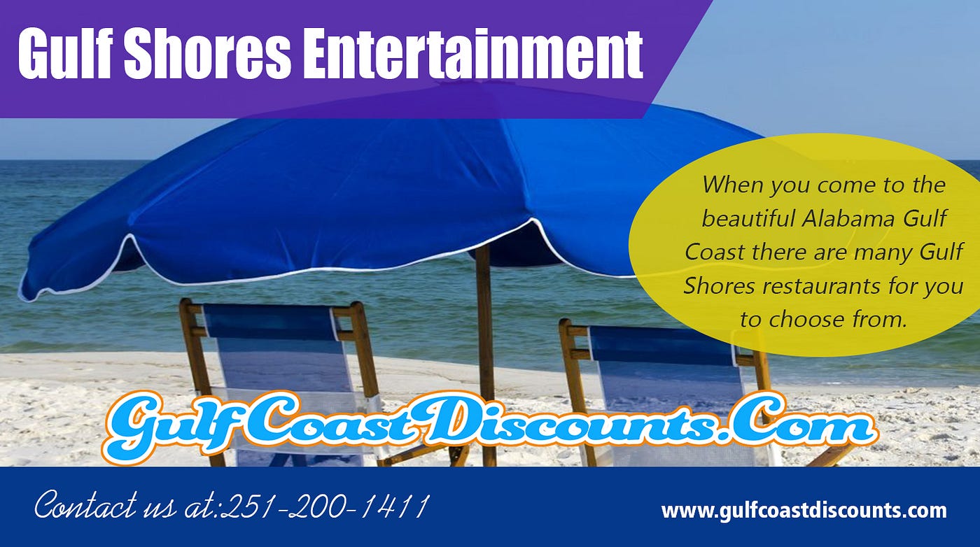 Gulf Shores Entertainment. Gulf Shores Restaurants with uniquely… by