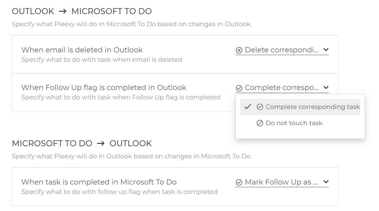 does it mean to handle and manage a task in outlook