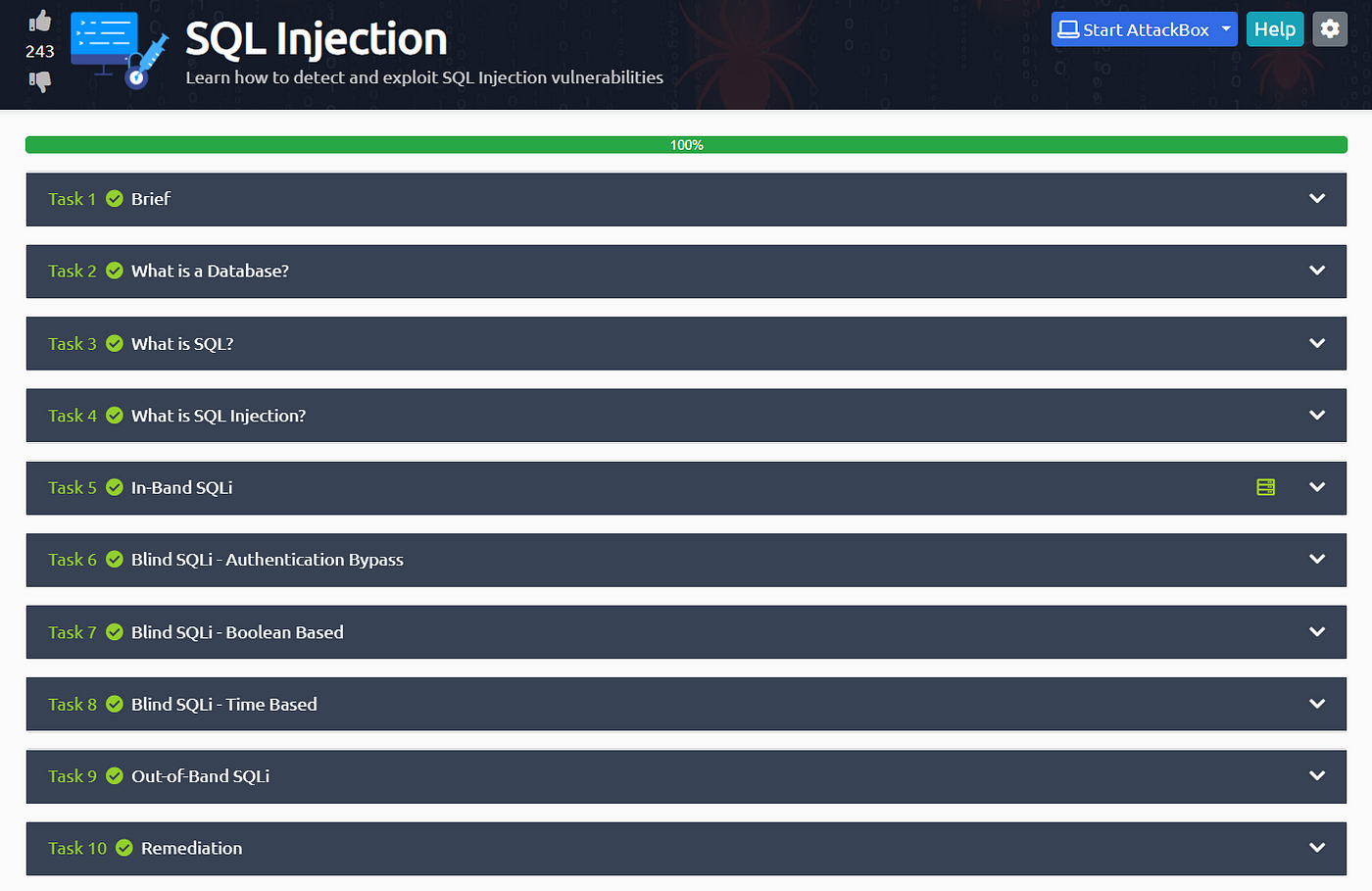 Tryhackme Jr Penetration Tester Introduction To Web Hacking Sql Injection Part 5 By Aditya Sharma Medium Tryhackme Jr Penetration Tester Introduction To Web Hacking Sql Injection Part 5 By Aditya Sharma Medium